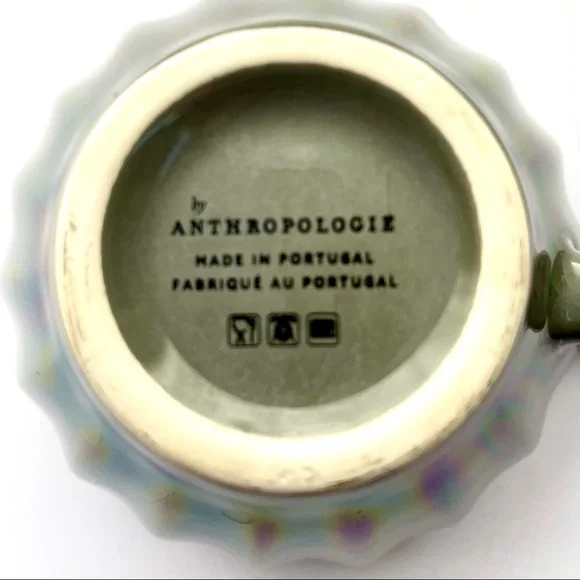 Anthropologie Iridescent Lustered Latte Coffee Mug - Tea Portugal - Picture 5 of 5